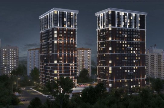 2-к квартира, 12/25 эт., 74м²
