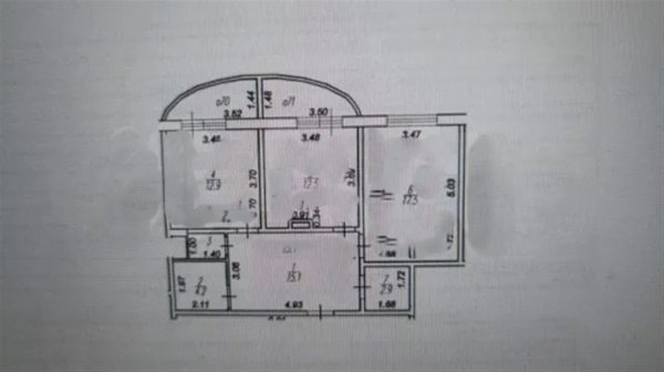 2-к квартира, 5/15 эт., 66м²