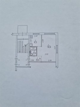 1-к квартира, 1/5 эт., 31м²