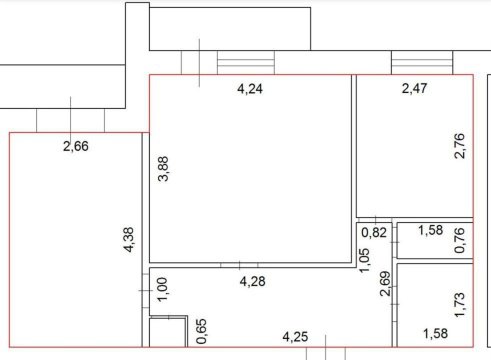 2-к квартира, 7/9 эт., 47м²