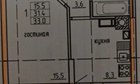 1-к квартира, 3/9 эт., 33м²